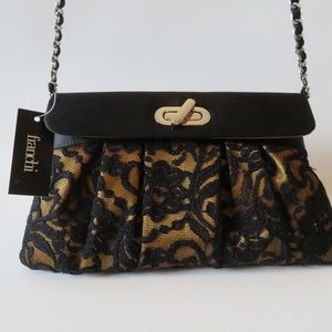 NWT WOMENS FRANCHI SILK/LACE EVENING SHOULDER BAG*
